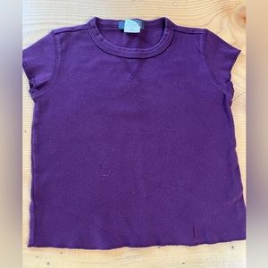 J.Crew Girls Plum Purple Short Sleeve T-Shirt XS Youth